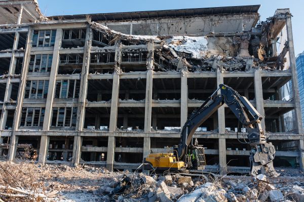 Commercial Building Demolition in Modesto